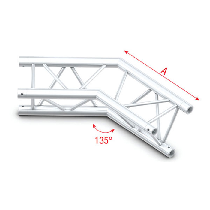 Angolare triangolare Pro-30 P 135° 500mm - MILOS PT30005