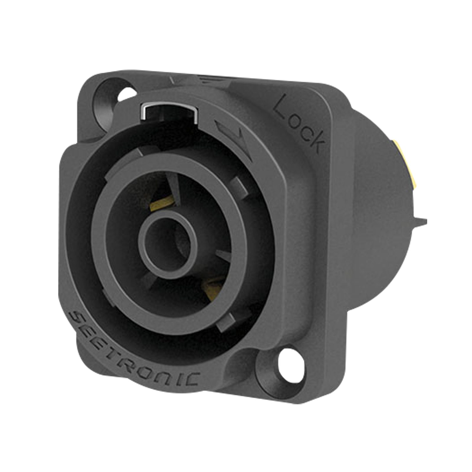 Connettore chassis Power Pro True Outlet Femmina D-Size 20A - Seetronic SAC3FPX20