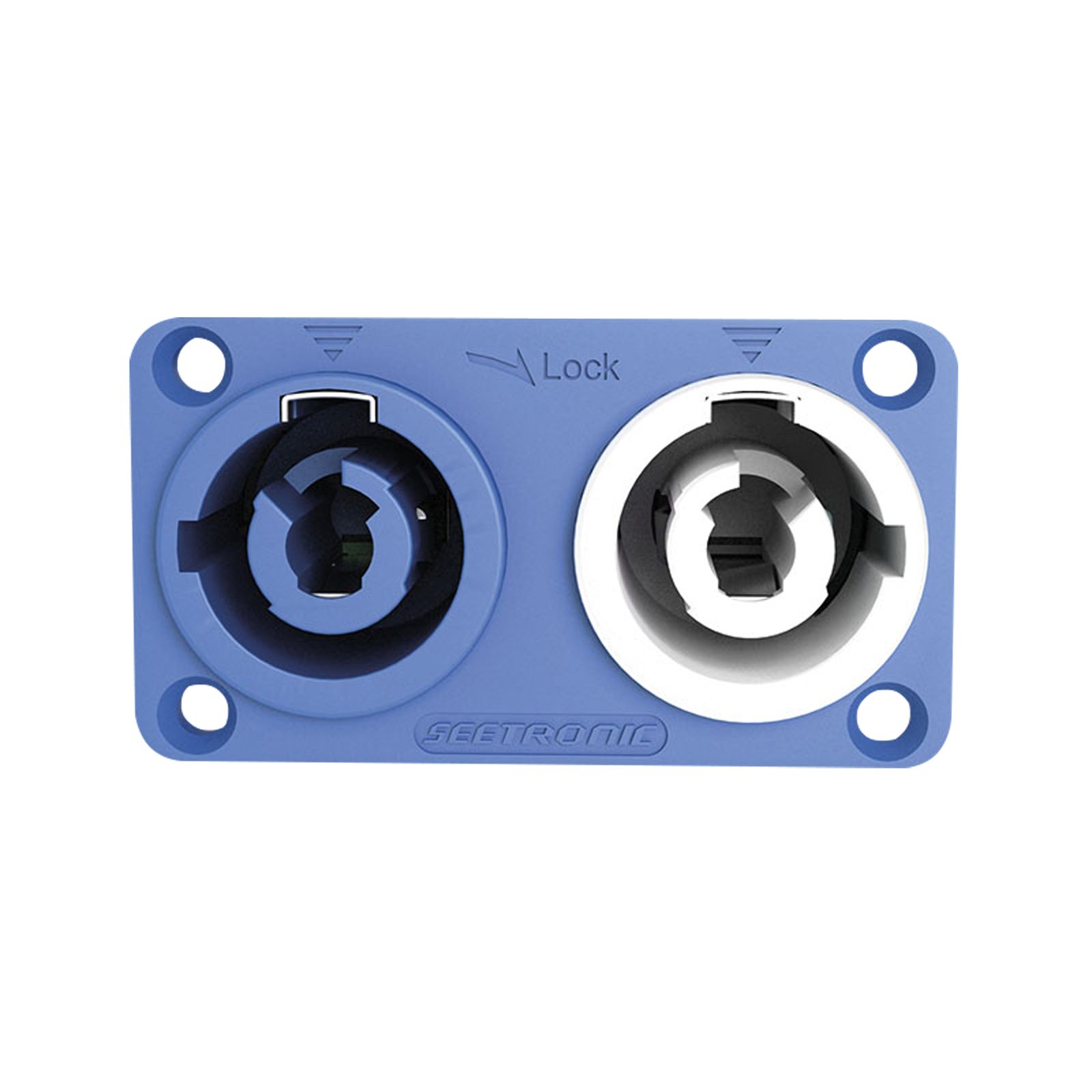 Connettore doppio ingresso/uscita Power Pro per telaio - Seetronic SAC3MPA02