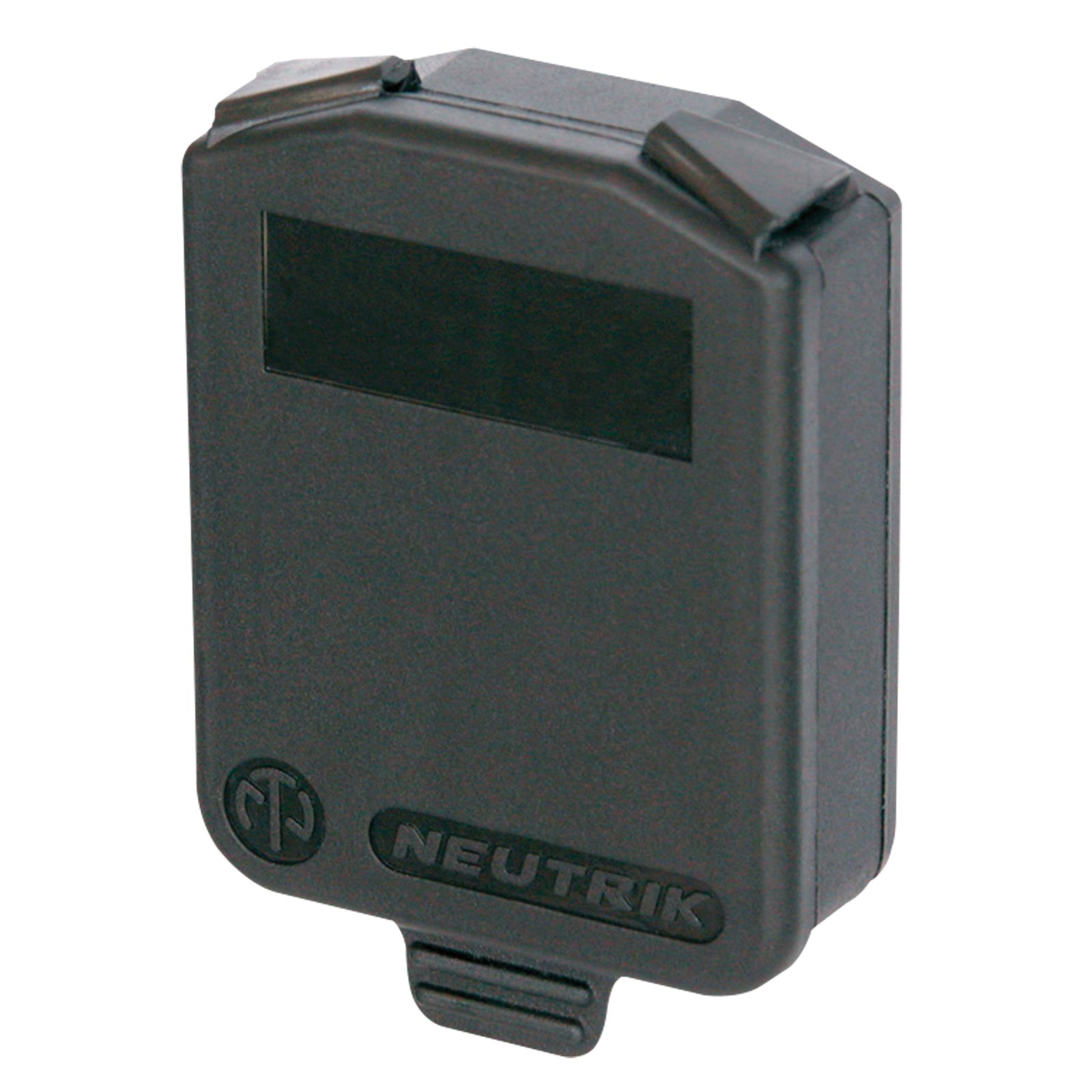 Coperchio con cerniera per telaio D-size IP42 nero - Neutrik SCDX