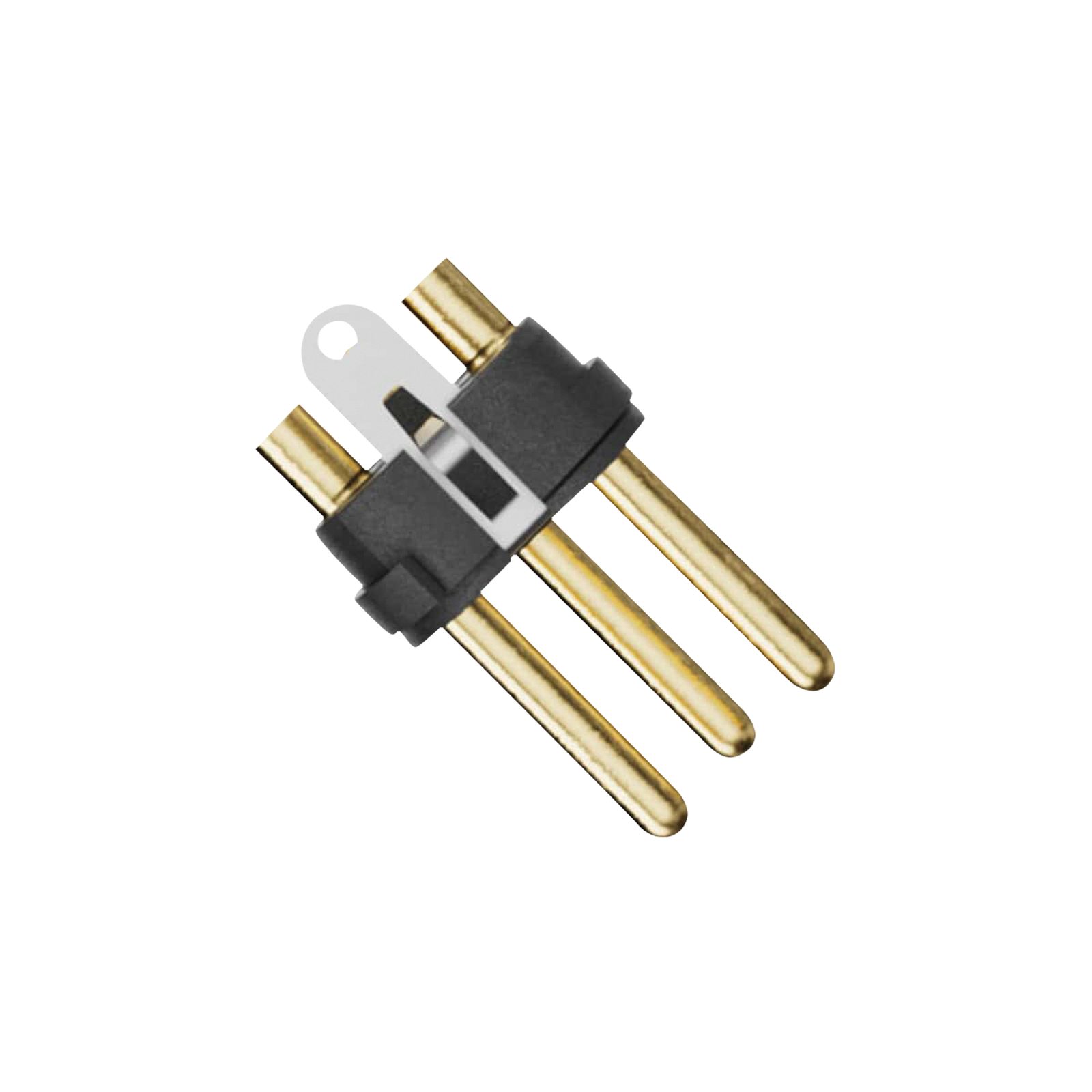 Connettore XLR 3 poli maschio acciaio inox cromato contatti oro - Seetronic SCHM3