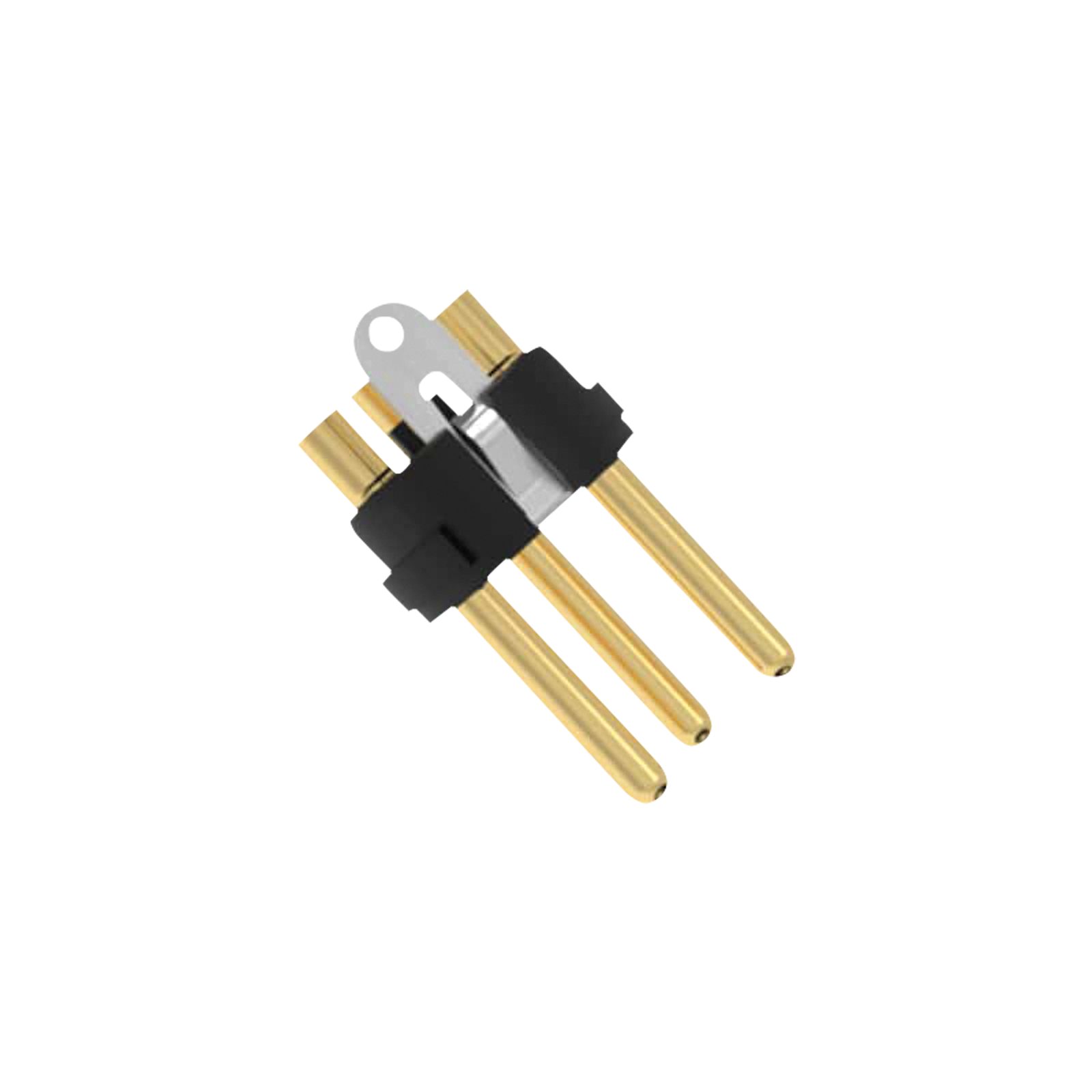 Connettore XLR maschio 3 pin, alloggiamento acciaio inox nero - SEETRONIC SCHM3B