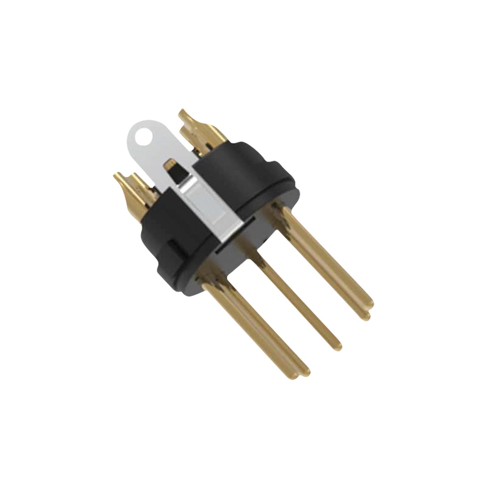 Connettore XLR maschio 5 pin, alloggiamento acciaio inox nero - SEETRONIC SCHM5B