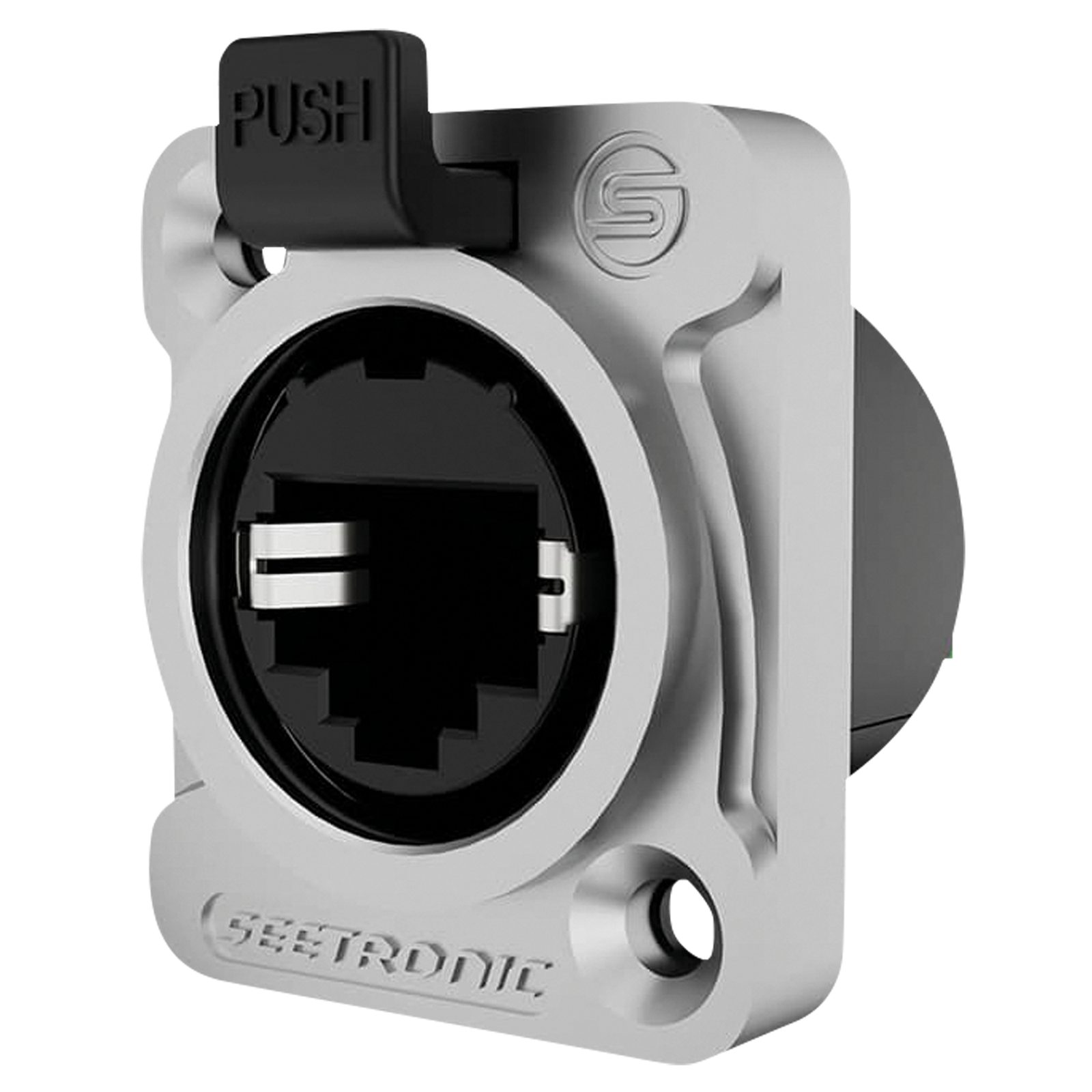 Jack RJ45 per telaio tipo D, collegamenti a filo 8 pin, IP65 - Seetronic SE8FDYH44
