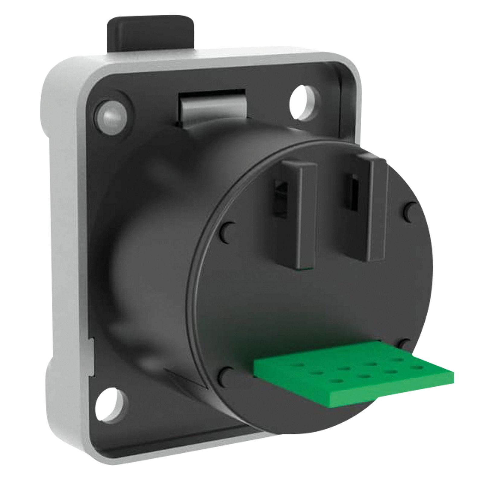 Jack RJ45 per telaio tipo D, collegamenti a filo 8 pin, IP65 - Seetronic SE8FDYH44