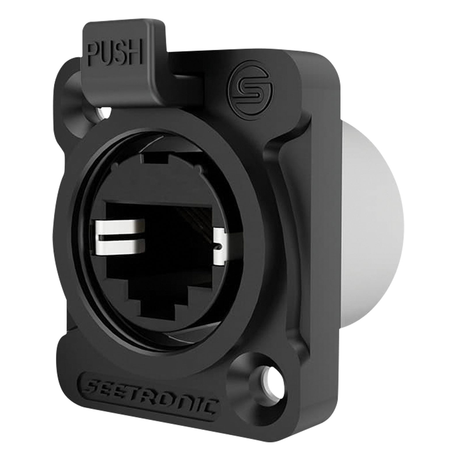 Connettore RJ45 per telaio Tipo D - Seetronic SE8FDYH63BNS