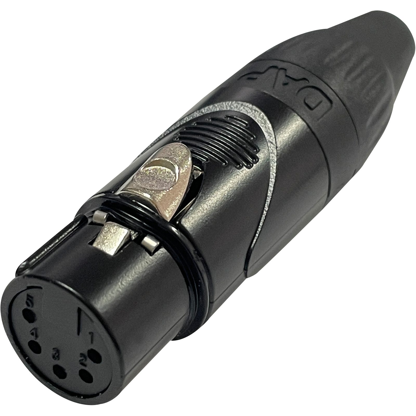 Connettore XLR 5P X-type Femmina Nero - Alloggiamento Nickel - DAP XFX205BB