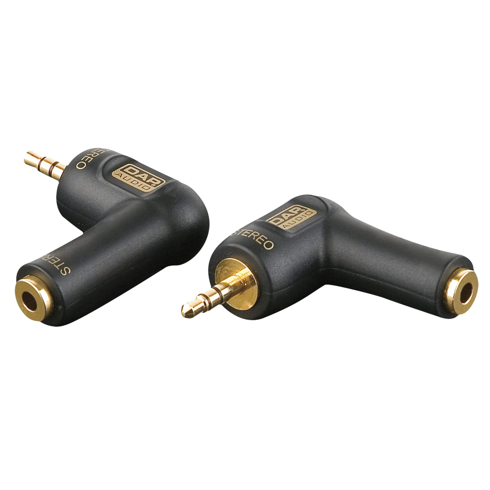 Adattatore audio mini-jack maschio a mini-jack femmina 90° stereo - DAP XGA08