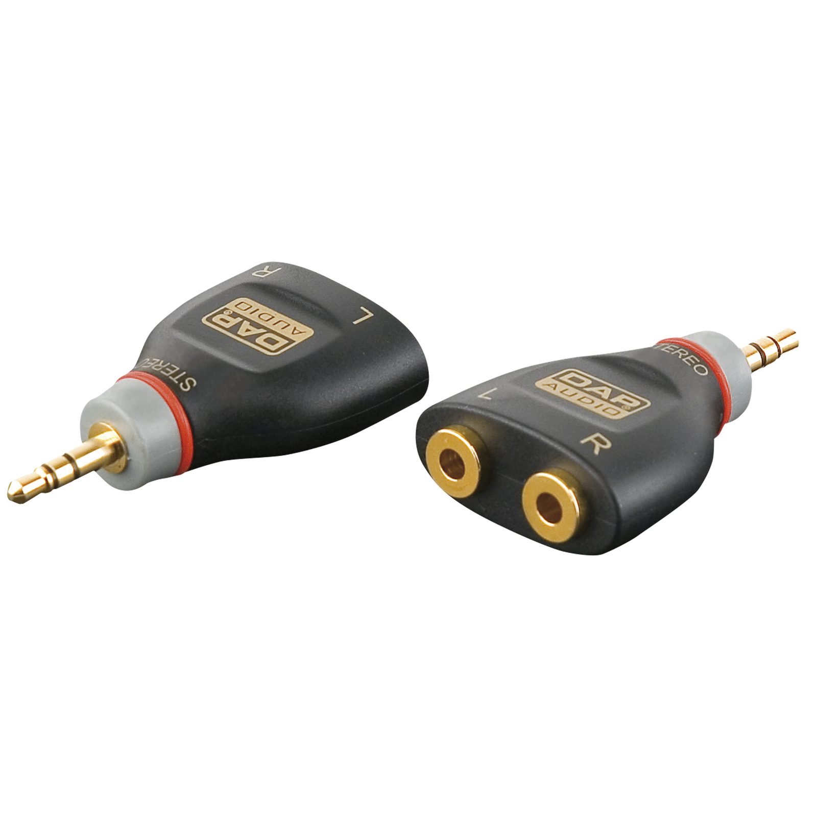 Adattatore mini-jack stereo maschio 3.5 mm a 2x mini-jack femmina 3.5 mm - DAP XGA16