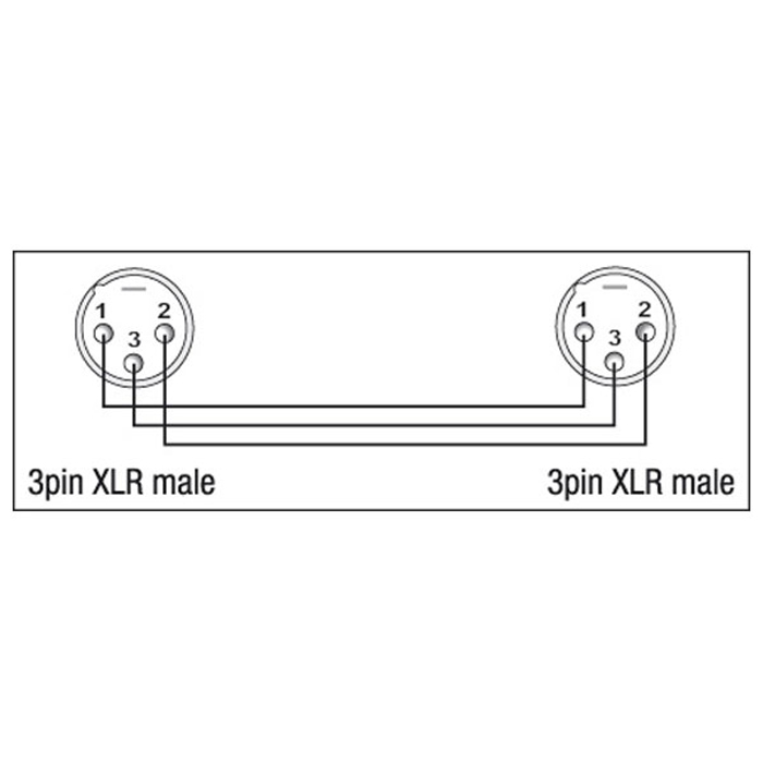 Adattatore XLR/M 3P a XLR/M 3P - DAP XGA25