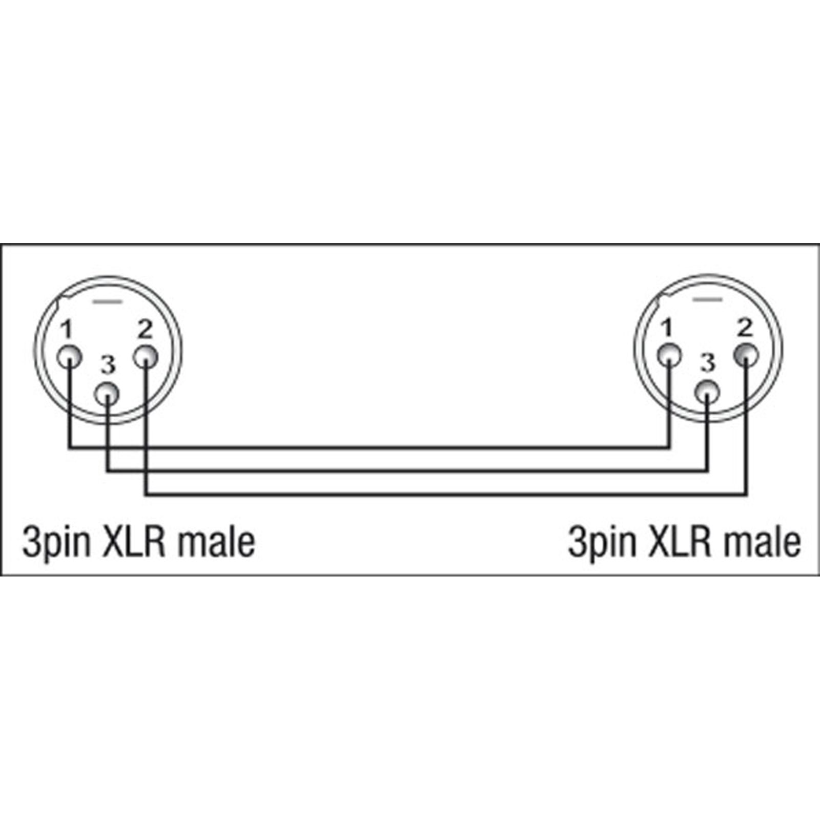 Adattatore XLR/M 3P a XLR/M 3P - DAP XGA25