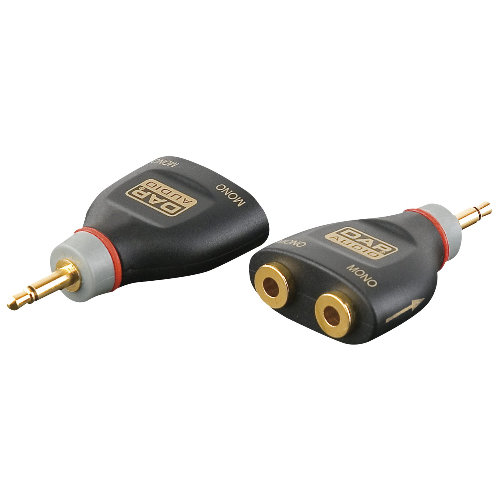 Adattatore mini-jack maschio a 2x mini-jack femmina con resistori 10kΩ - DAP XGA40